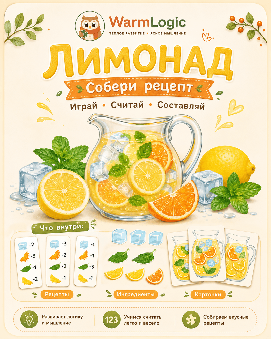 Лимонад. Собери рецепт